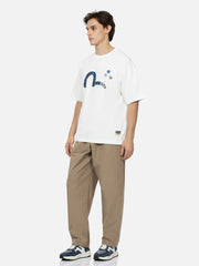 Evisu Seagull Print And Pins T-Shirt