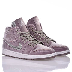 Nike Unisex Air Jordan 1 Supernova Sneakers Purple