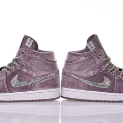 Nike Unisex Air Jordan 1 Supernova Sneakers Purple