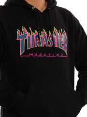 Thrasher Black Racing Hooded Sweatshirt