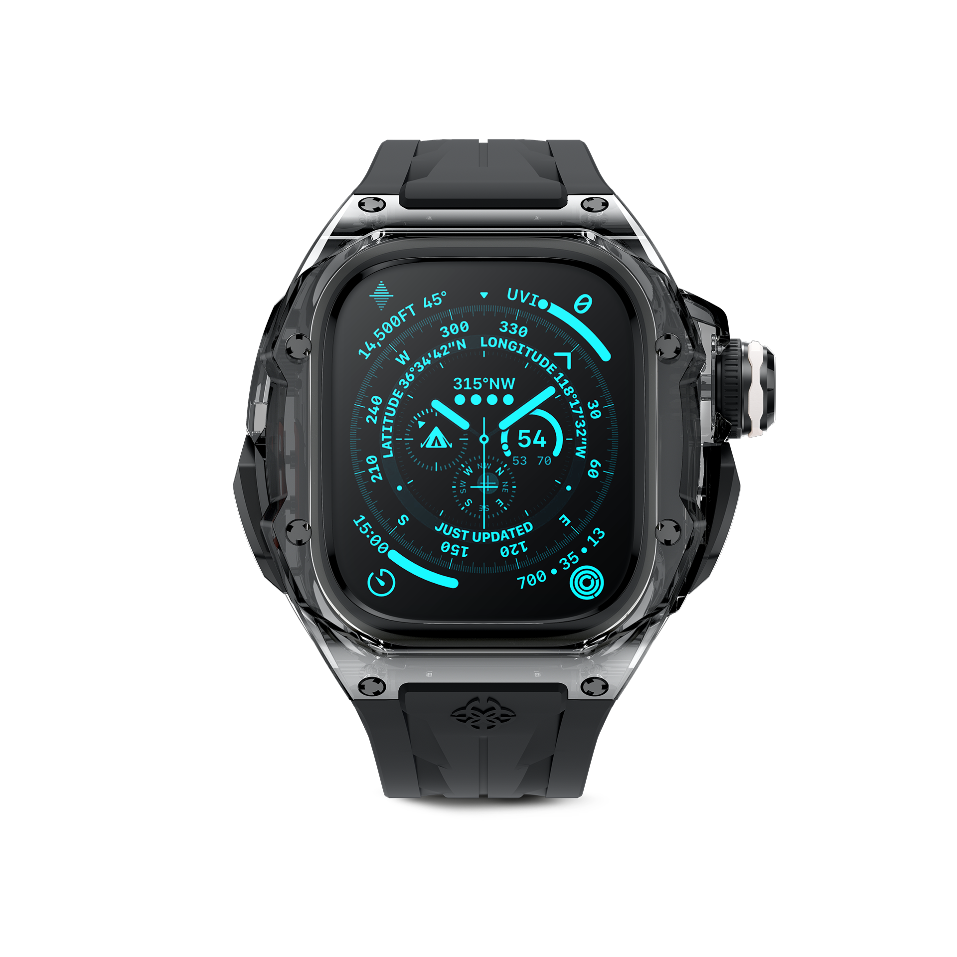 Shop latest trending Smokey Black color Golden Concept Apple Watch