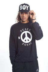 Boy London Peace Cap Black