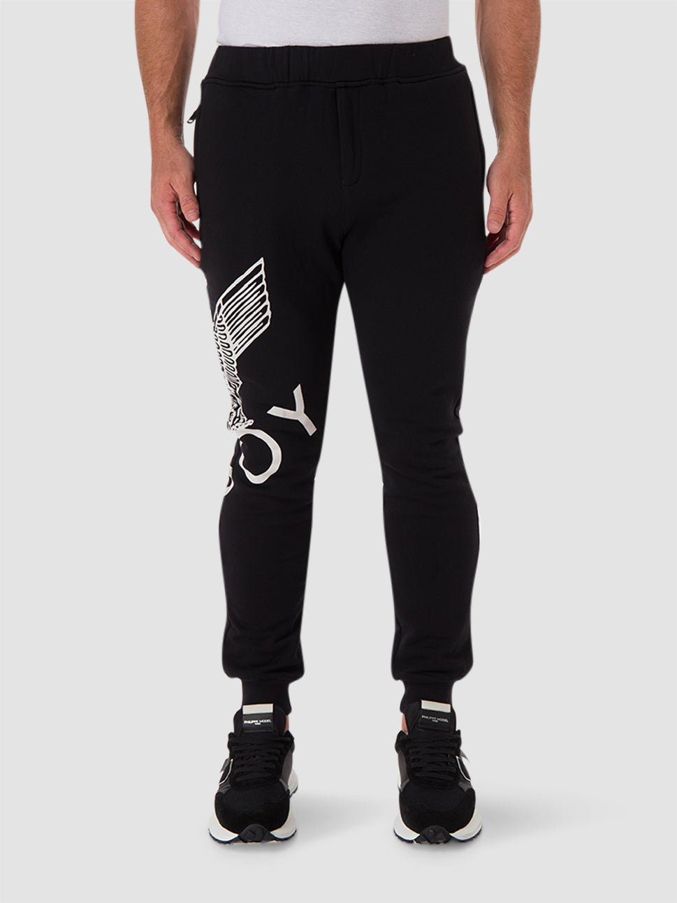 Shop latest trending Black/ White color Boy London Joggers