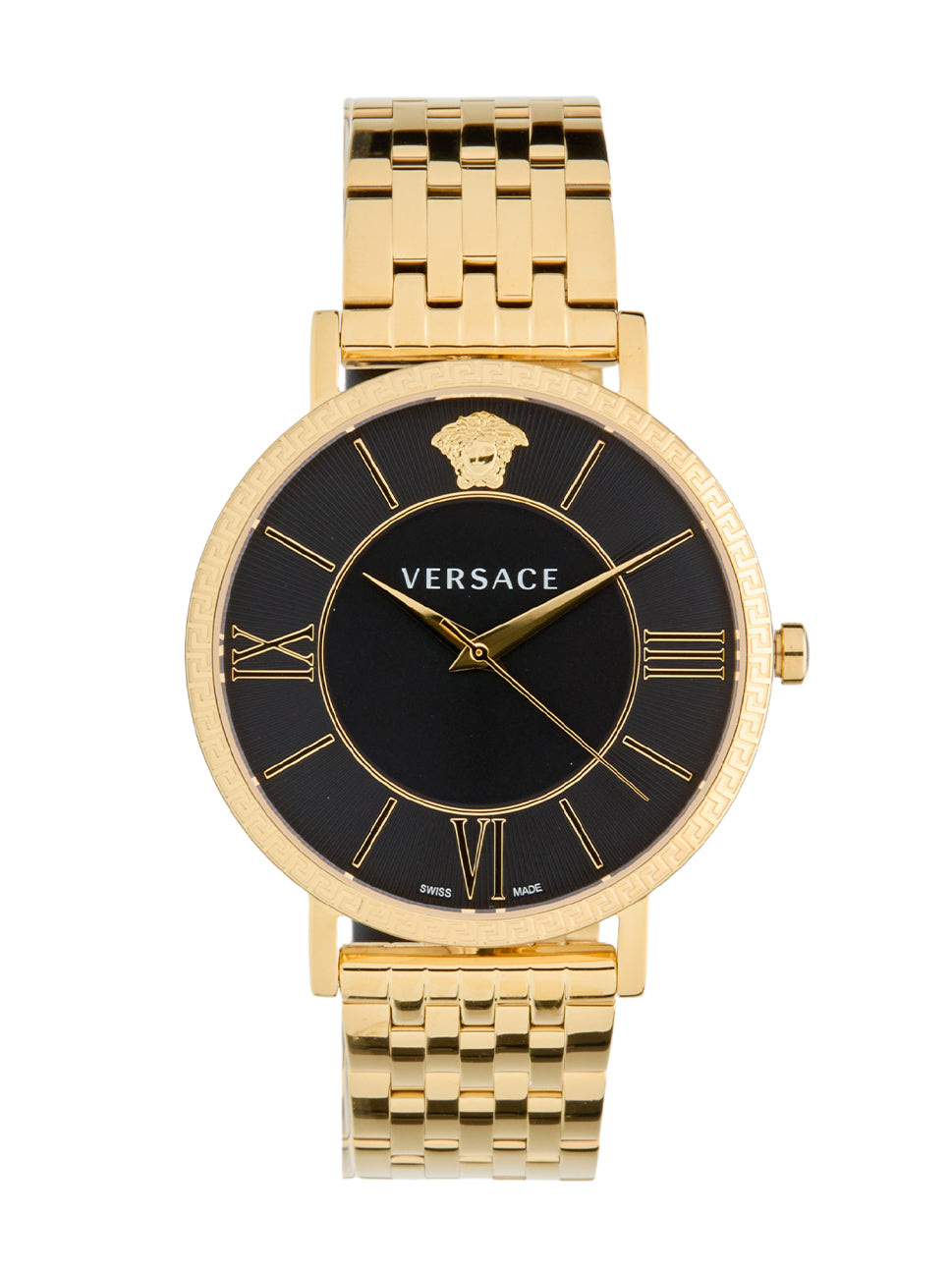 Versace Men's V Eternal Watch Black/Ip2Band One Size VEKA01022