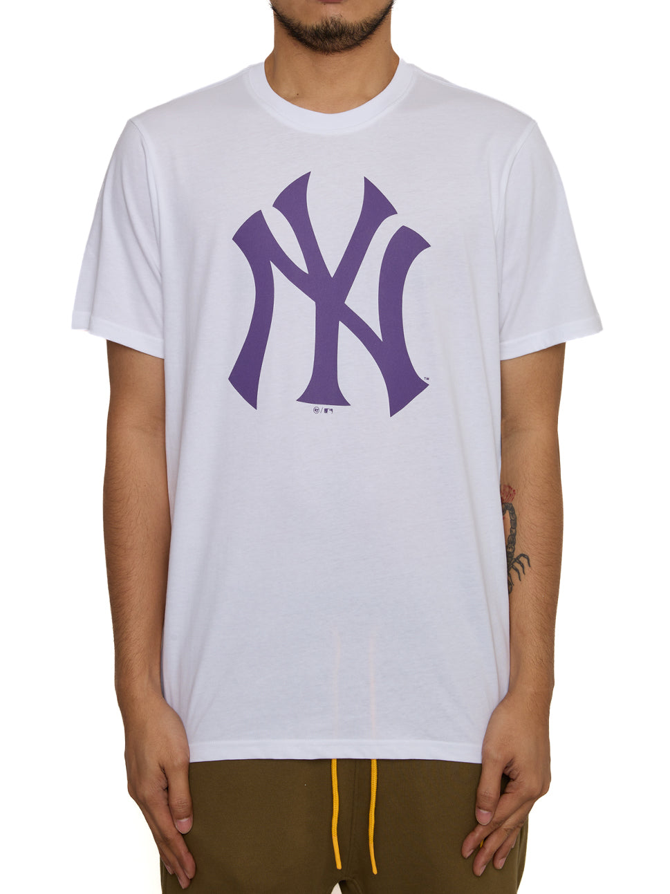 47 Brand MLB New York Yankees Imprint '47 Echo Tee White Wash B17TEMIME559534WWS