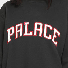 Palace Alas Black Crew Sweatshirts