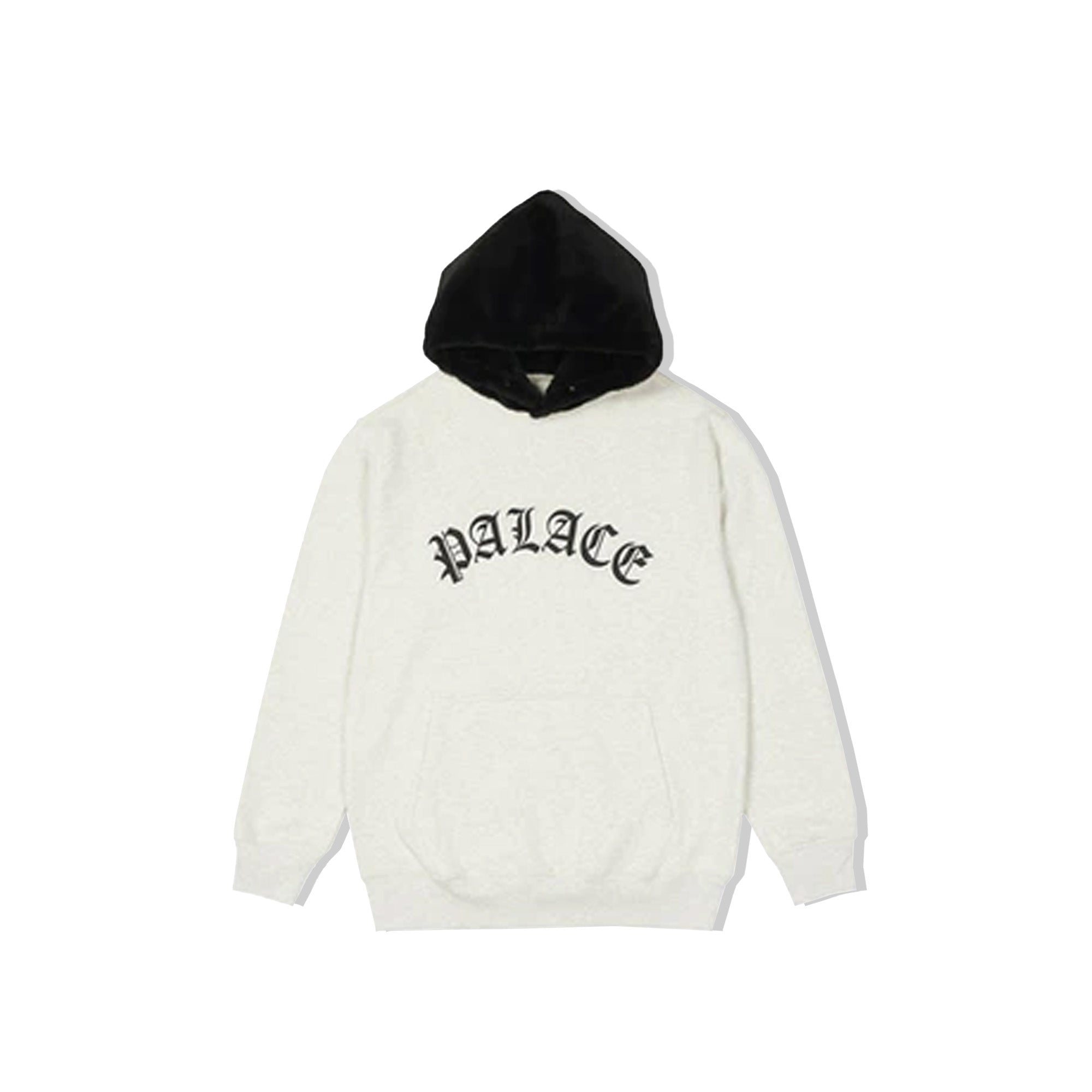 Buy Palace Faux Fur Grey Black Hoodie from Palace Online ...