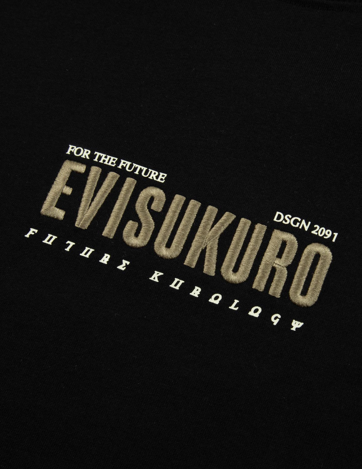 Evisu Branding Embroidery Oversize T-Shirt