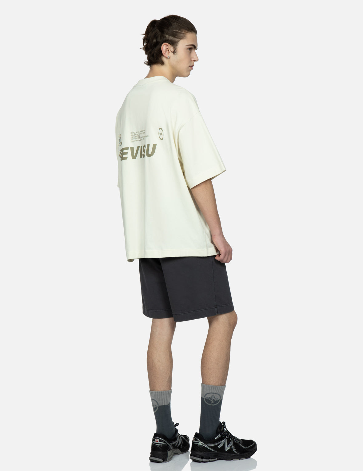 Evisu Seagull Print Oversize T-Shirt