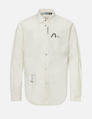 Evisu Contrasting Seagull Print Regular Fit Shirt