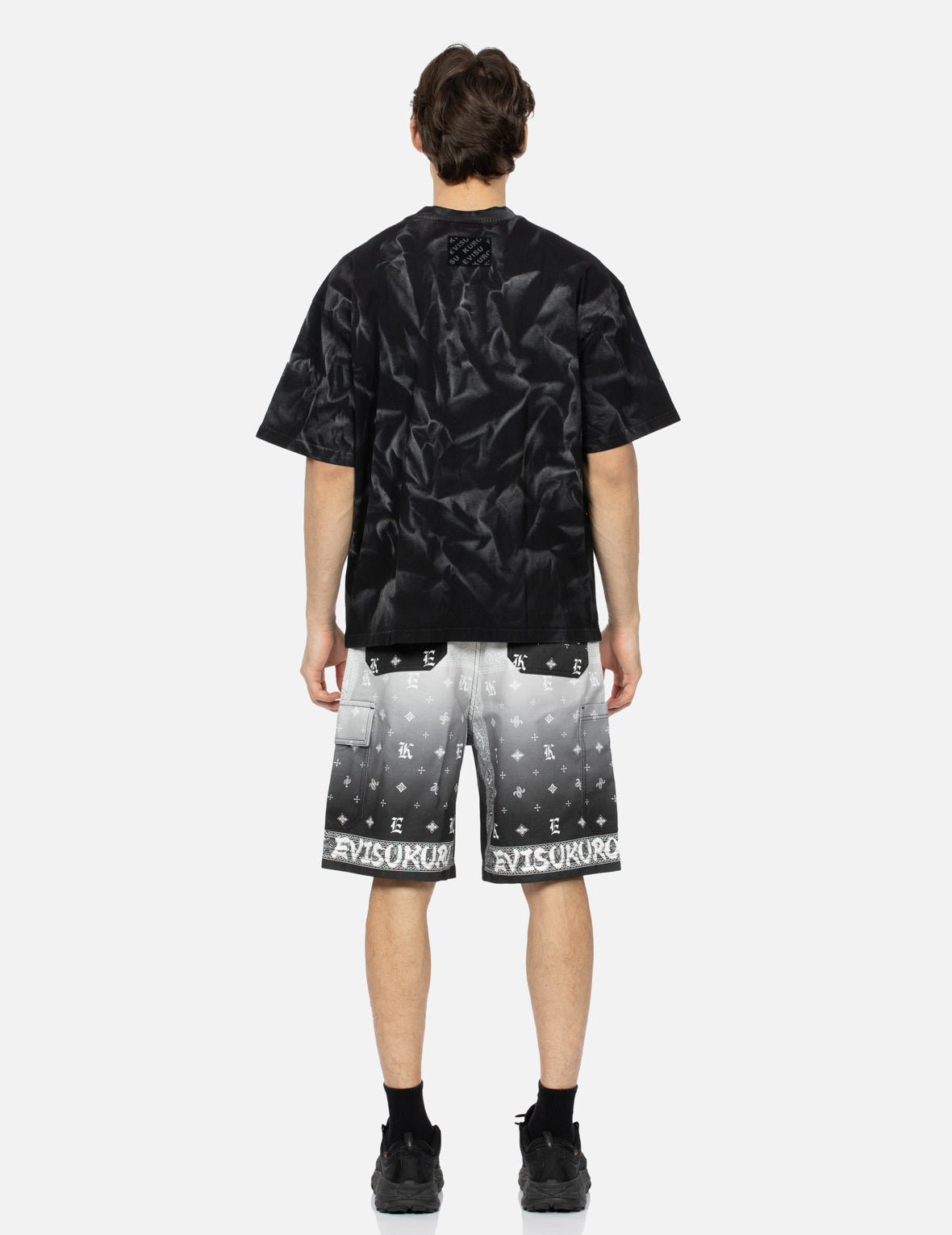 Evisu Tie-Dye With Seagull Loose Fit T-Shirt