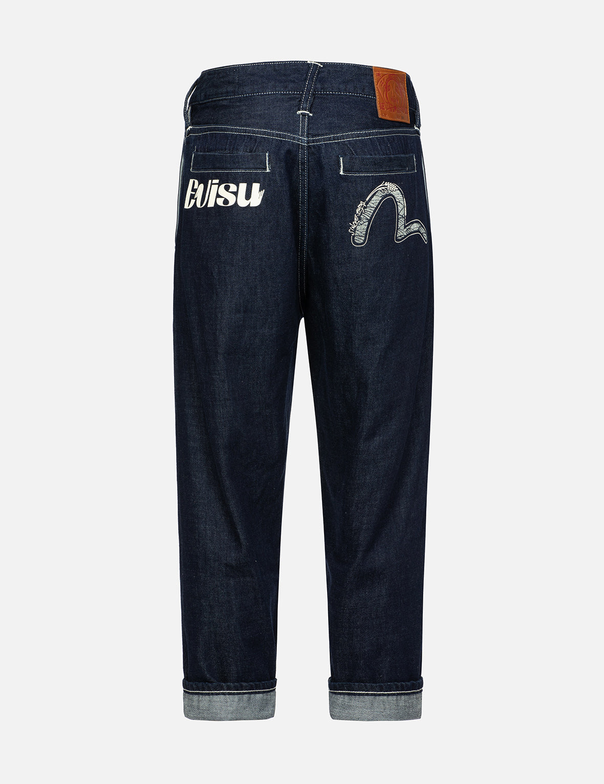 Evisu Seagull And Logo Print Balloon Fit Jeans