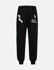 Evisu Hand-Stitched And Multi-Print Relax Fit Sweatpants