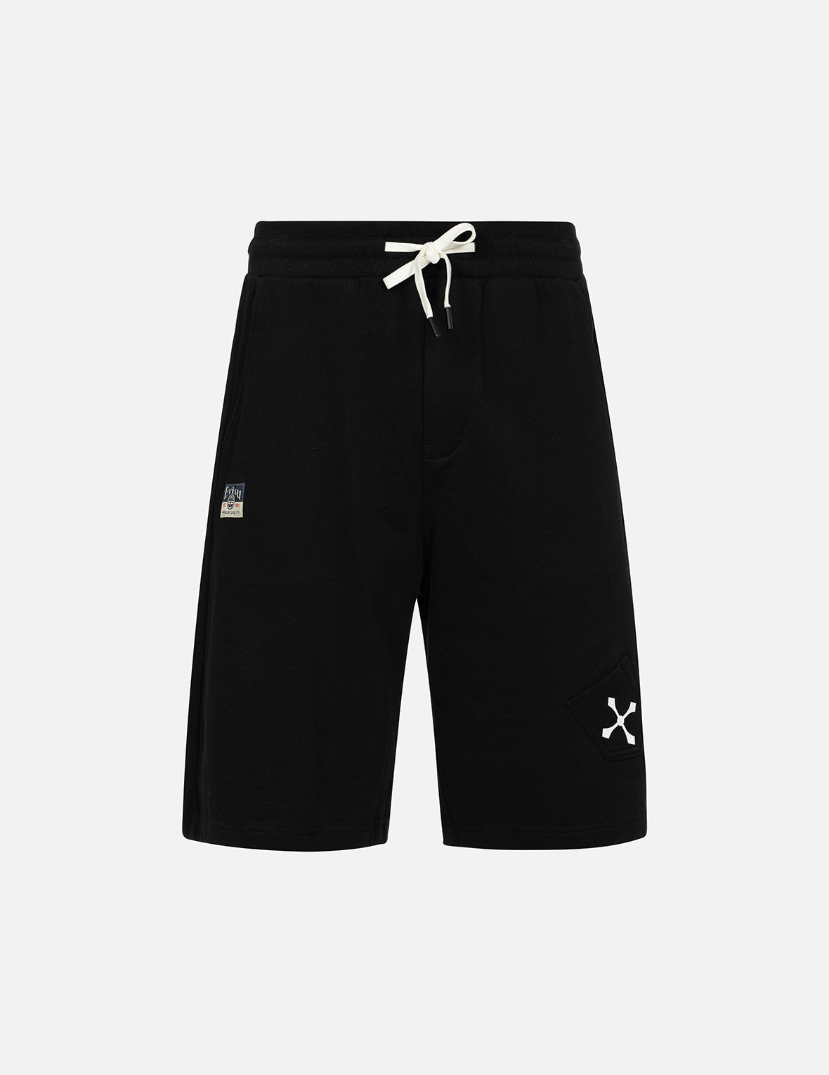 Evisu Multi-Pockets And Print Relax Fit Sweat Shorts