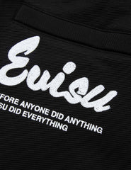 Evisu Multi-Embroidery Relax Fit Sweat Shorts