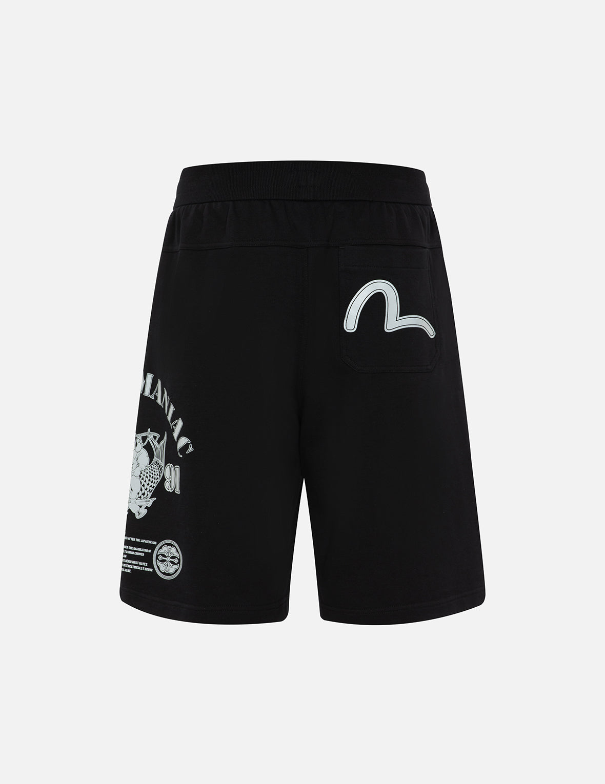 Evisu Godhead And Koinobori Reflective Print Relax Fit Sweat Shorts