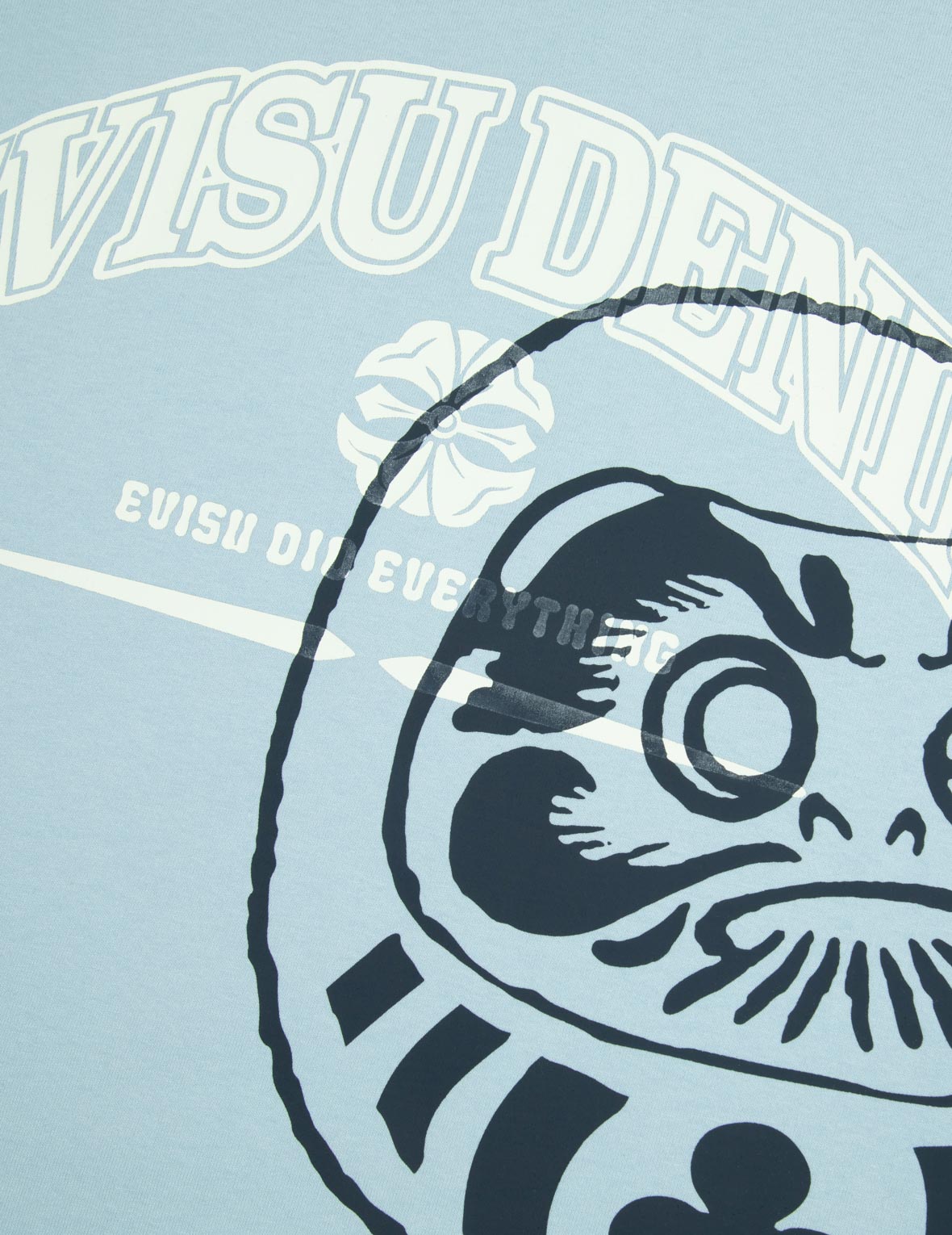 Evisu Logo And Gaming Daruma Print Relax Fit T-Shirt