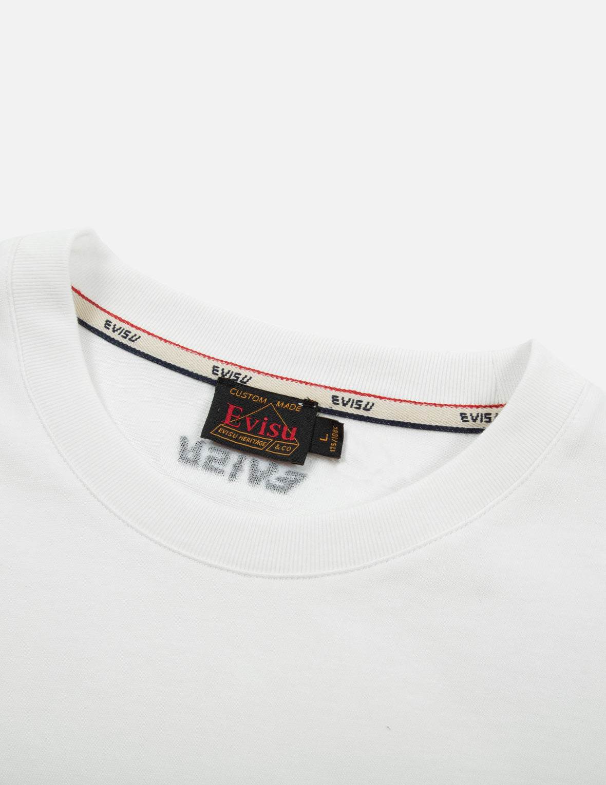 Evisu Seagull Embroidery And Brocade Pocket T-Shirt