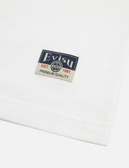 Evisu Seagull Embroidery And Brocade Pocket T-Shirt