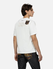 Evisu Seagull Embroidery And Brocade Pocket T-Shirt