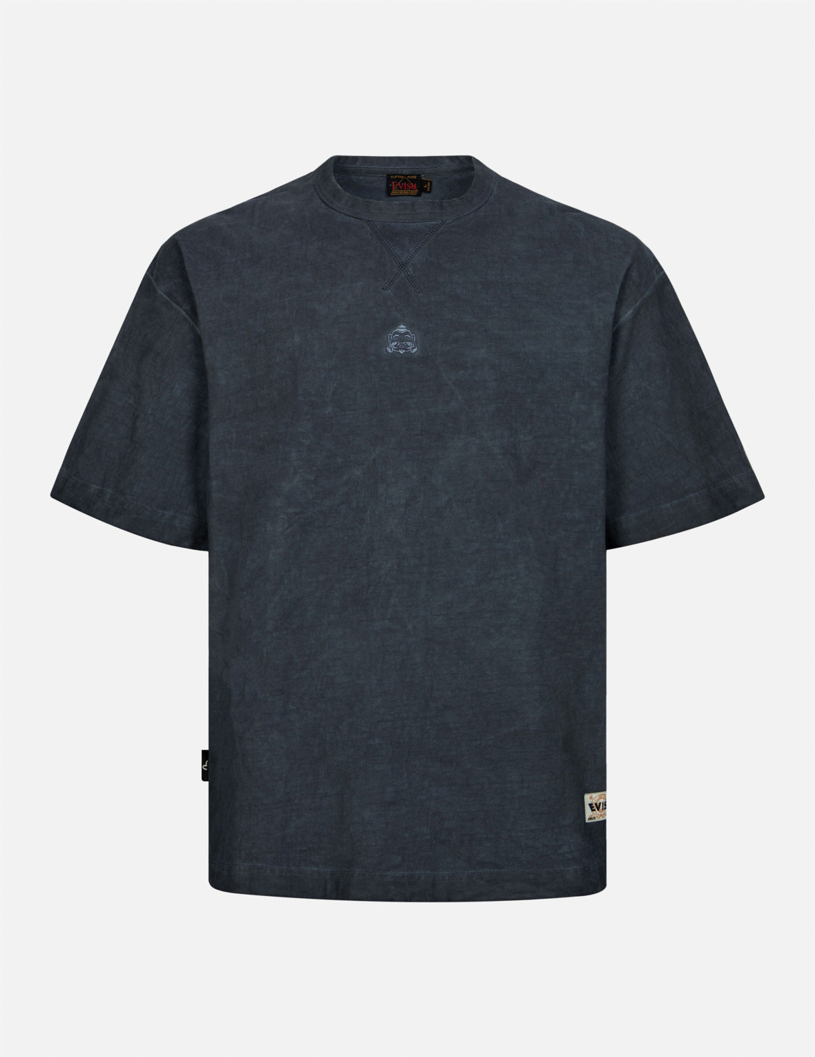 Evisu Godhead Embroidery And Kamon Print Loose Fit T-Shirt