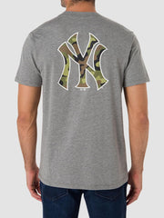 47 Brand MLB New York Yankees Backer '47 Splitter Tee Slate Grey