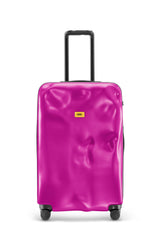 Crash Baggage Icon 4 Wheel Large Luggage Trolley Fuchsia