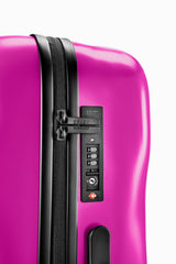 Crash Baggage Icon 4 Wheel Large Luggage Trolley Fuchsia