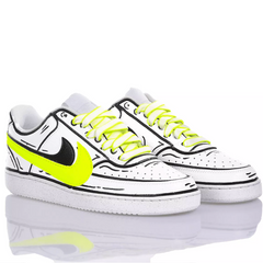 Nike Unisex Comics Neon Sneakers White/Black/Neon