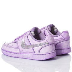 Nike Women's Washed Crystal Sneakers Purple