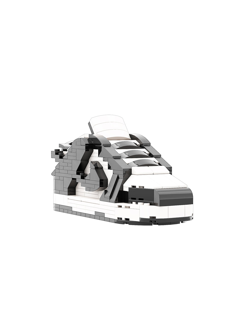 Hypebrickz Regular "SB Dunk Panda" Sneaker Bricks With Mini Figure