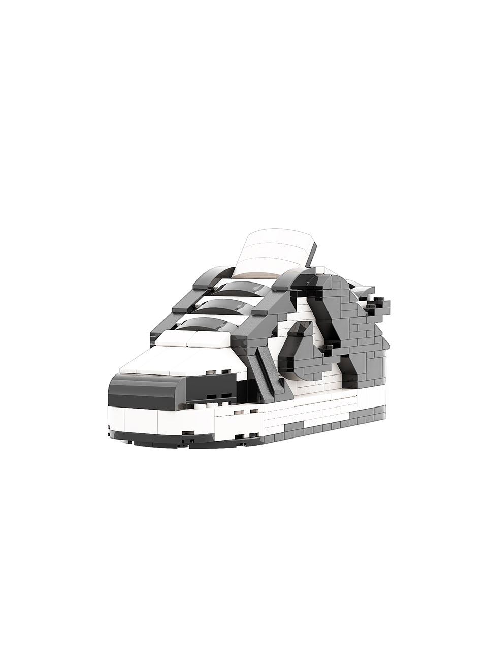 Hypebrickz Regular "SB Dunk Panda" Sneaker Bricks With Mini Figure