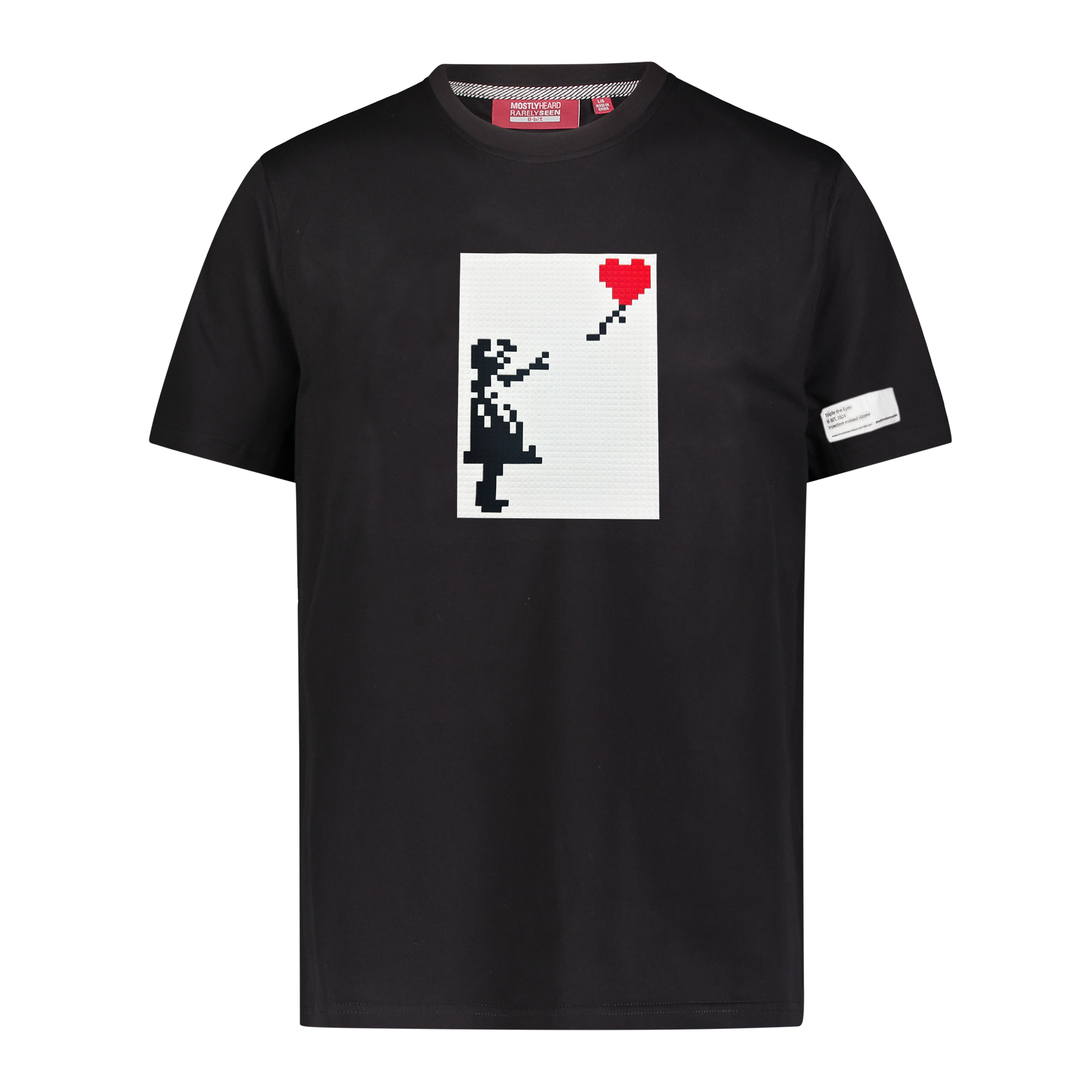 8-Bit Floating Heart T-Shirt