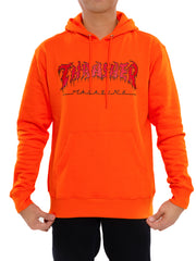 Thrasher Orange Helltown Hooded Sweatshirt