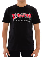 Thrasher Black Helltown Short Sleeve T-Shirt