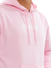 Pink Flaming Heart Hooded Sweatshirt