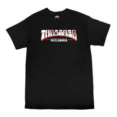 Thrasher Firme Logo Short Sleeve Black Tshirt