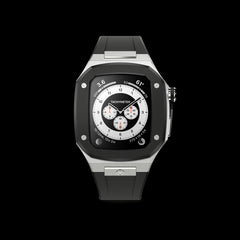 Golden Concept Apple Watch Case Silver/Black 44mm Steel Rubber 7-Mar-23