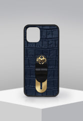 Golden Concept iPhone Case Blue Gold iPhone 12 Pro Max Leather C12PM STR