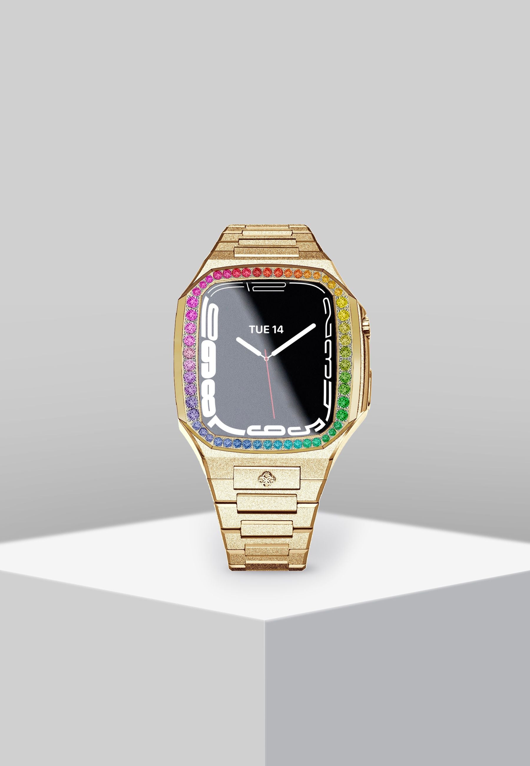 Golden Concept Apple Watch Case Series 6 Gold Rainbow 44mm