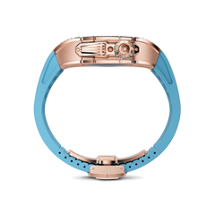 golden concept titanium & rubber sierra rose/blue 45mm apple watch cases 400056 40000003