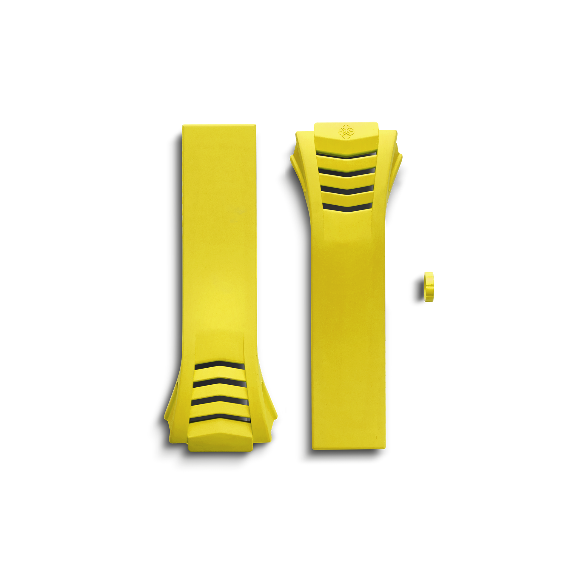Golden Concept Apple Watch Strap Yellow 45mm Rubber WS RS45