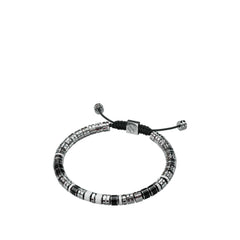 Golden Concept Bracelet Silver/ White/ Black 19cm/ Large