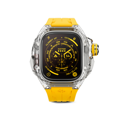 golden concept poly carbon & rubber tuscany yellow 45mm apple watch cases 400171 40000002