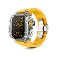 golden concept poly carbon & rubber tuscany yellow 45mm apple watch cases 400171 40000002