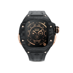 golden concept carbon & titanium rose gold carbon 49mm apple watch cases 400200 40000001