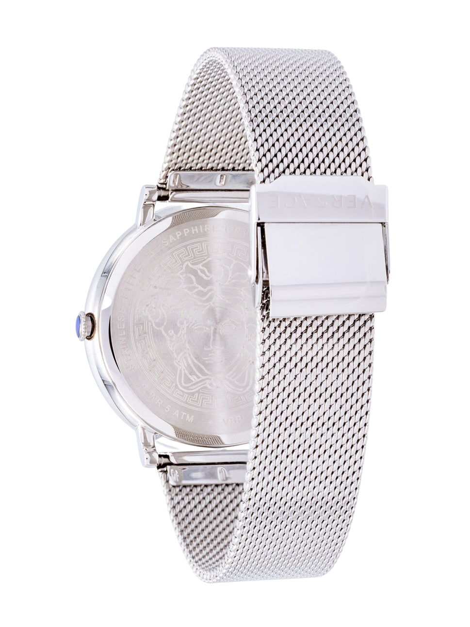 Versace Women's V Circle Watch VBP050017 Silver Grey