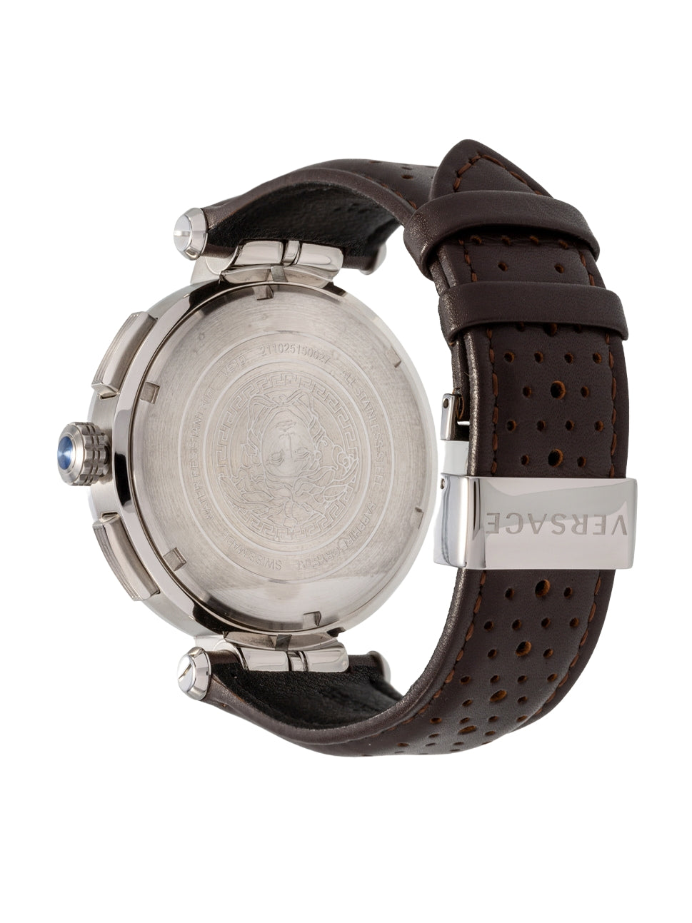Versace Men's Aion Chronograph Watch VE1D00119 Silver Brown