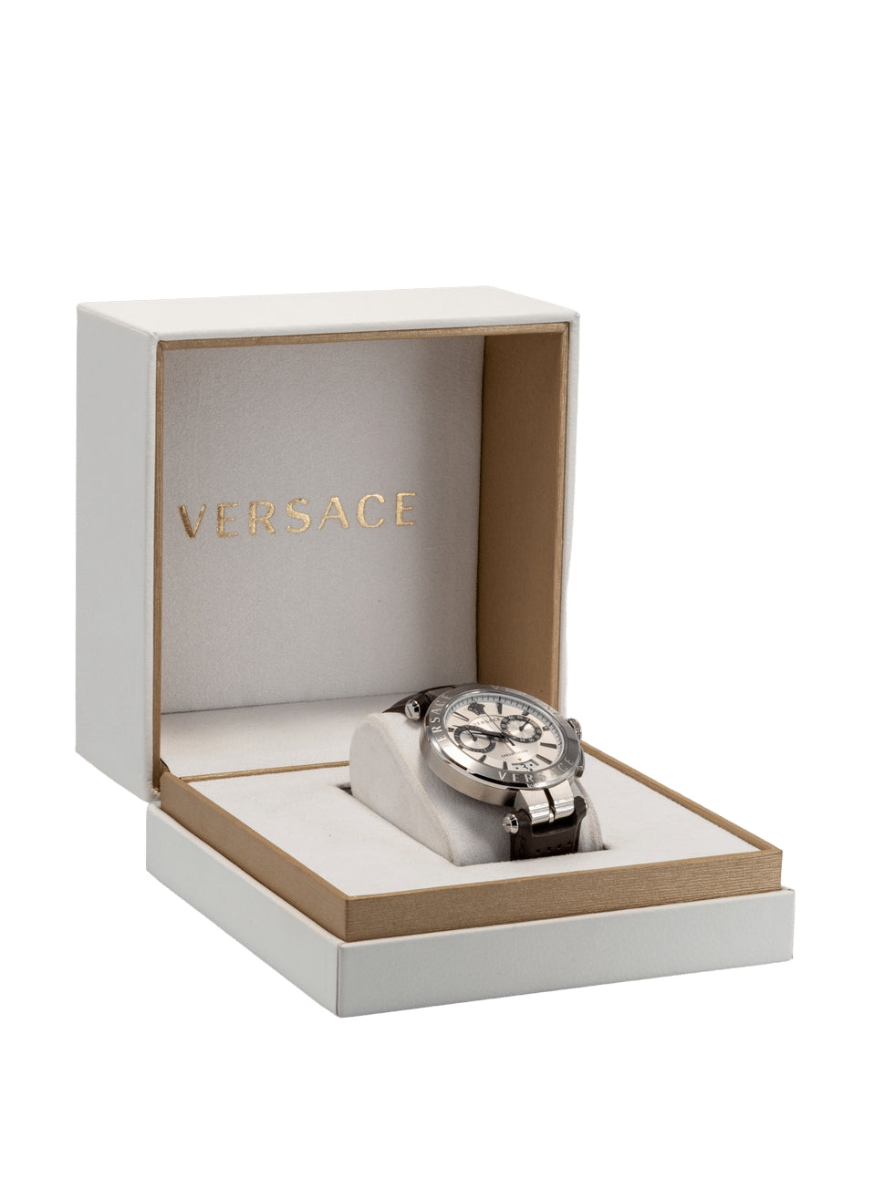Versace Men's Aion Chronograph Watch VE1D00119 Silver Brown