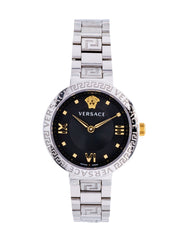 Versace Women's Greca Lady Watch VE2K00521 Black Silver